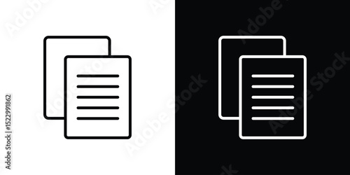 Copy icon Graphic vector set for ui design