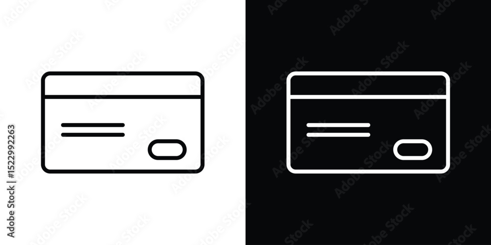 Credit card icon Graphic vector set for ui design Credit card icon Graphic vector set for ui design