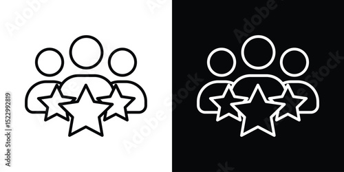 Customer experience icon Graphic vector set for ui design