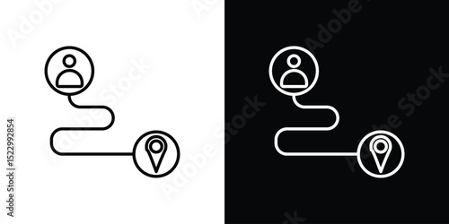 Customer journey icon Graphic vector set for ui design