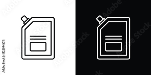 Doy pack pouch icon Graphic vector set for ui design