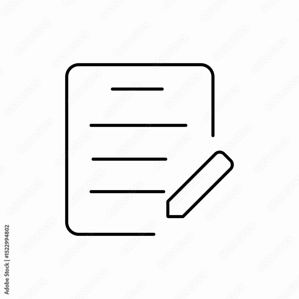 Document edit security icon vector sign
Document edit security icon vector sign