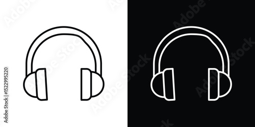 Ear muffs icon Graphic vector set for ui design