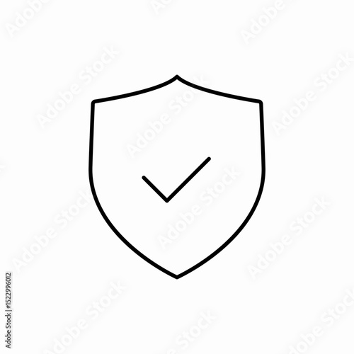 Free Download verified shield protection icon vector sign - GFXLoad