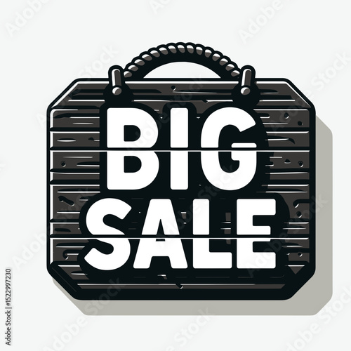 BIG SALE sign on board