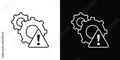 Failure icon Graphic vector set for ui design