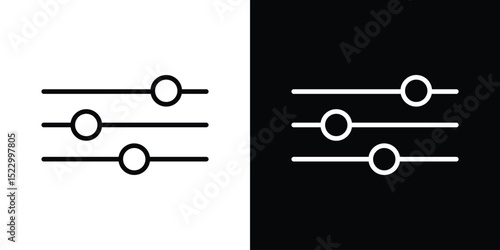 Filter Button icon Graphic vector set for ui design