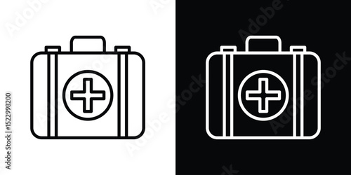 First aid kit icon Graphic vector set for ui design