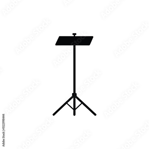 studio shot of a tripod