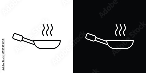 Frying pan icon Graphic vector set for ui design