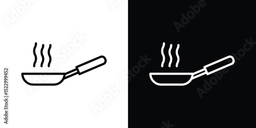 Frying pan icon Graphic vector set for ui design