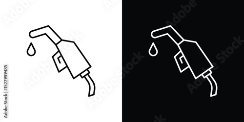 Fuel icon Graphic vector set for ui design