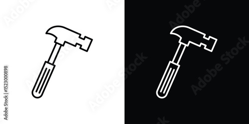 Hammer icon Graphic vector set for ui design