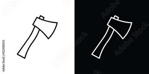 Hatchet icon Graphic vector set for ui design