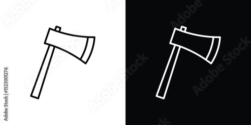 Hatchet icon Graphic vector set for ui design