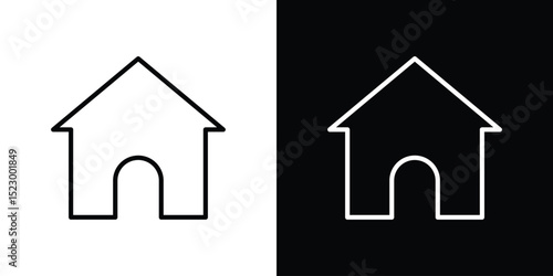 Home icon Graphic vector set for ui design