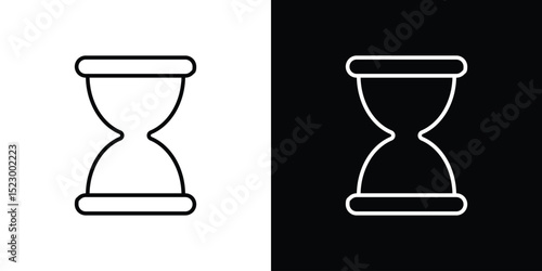 Hourglass icon Graphic vector set for ui design