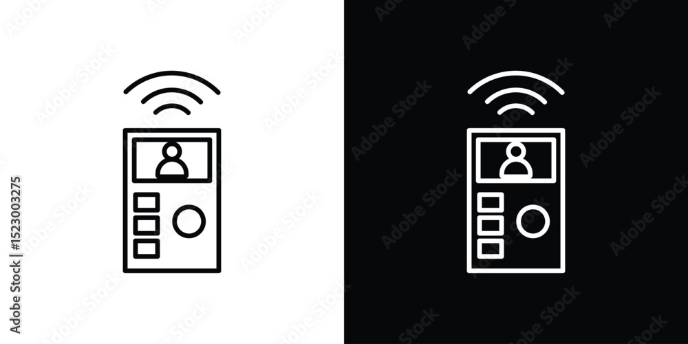 Intercom icon Graphic vector set for ui design Intercom icon Graphic vector set for ui design