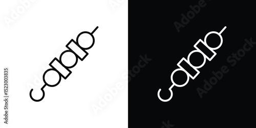 Kebab icon Graphic vector set for ui design