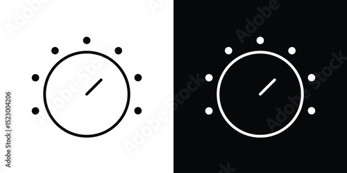 Knob icon Graphic vector set for ui design