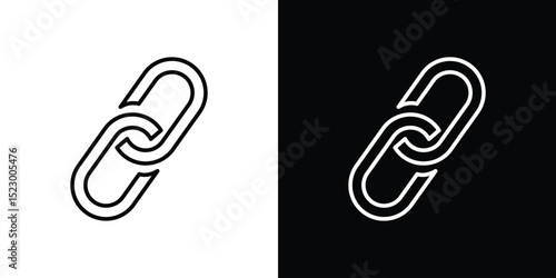 Link icon Graphic vector set for ui design