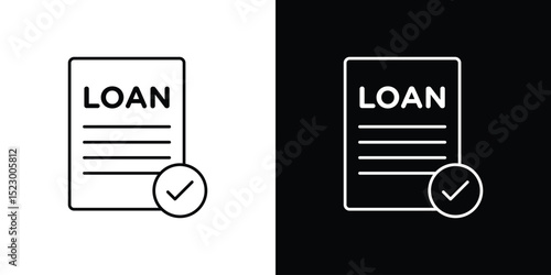 loan icon Graphic vector set for ui design