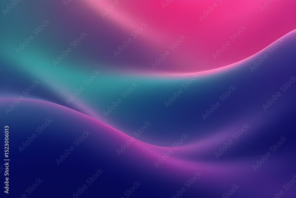 Naklejka premium Abstract gradient purple background. Flowing abstract digital artwork. Modern, minimalist background or wallpaper.