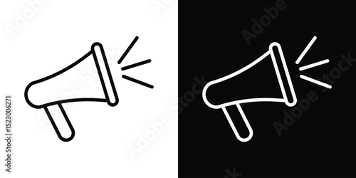 Loud Speaker icon Graphic vector set for ui design
