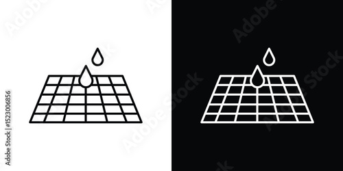 Manhole icon Graphic vector set for ui design
