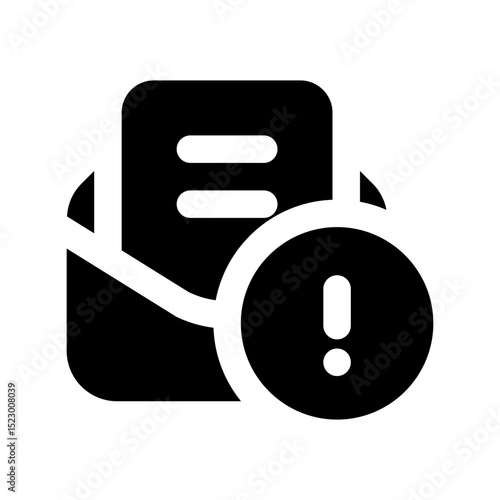 spam protection glyph icon