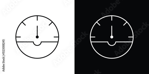 Meter icon Graphic vector set for ui design