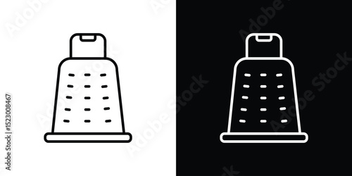 Microplane grater icon Graphic vector set for ui design
