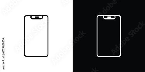 Mobile icon Graphic vector set for ui design