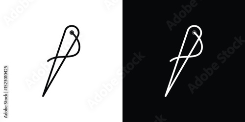 Needle icon Graphic vector set for ui design
