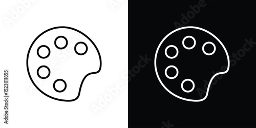 Palette icon Graphic vector set for ui design