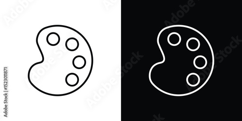 Palette icon Graphic vector set for ui design