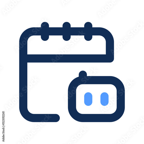 ai meeting assistant outline color icon
