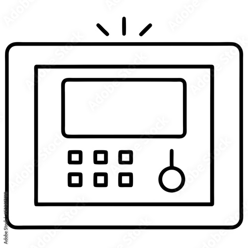 vector illustration of a mobile phone