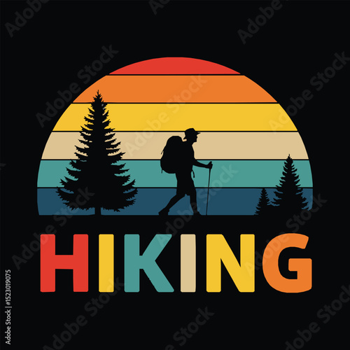 Haking background with vector illustration of people and sign in mountine concept design