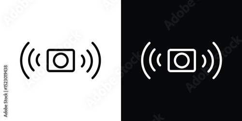 Sensor icon Graphic vector set for ui design