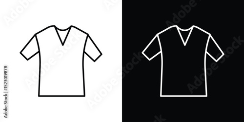 Shirt icon Graphic vector set for ui design