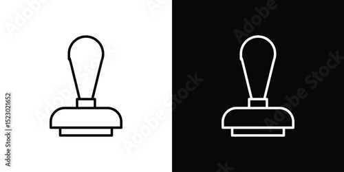 Stamp icon Graphic vector set for ui design