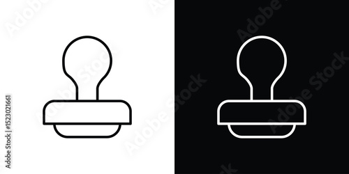 Stamp icon Graphic vector set for ui design
