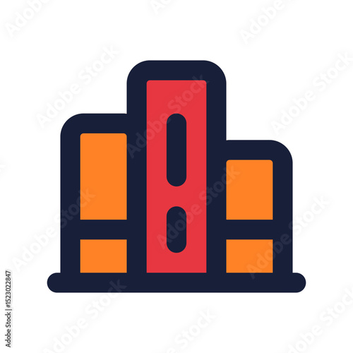 bookstore flat line icon