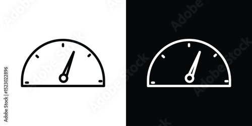 Tachometer icon Graphic vector set for ui design