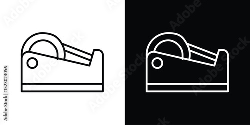 Tape dispenser icon Graphic vector set for ui design