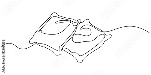 Ice pack outline vector for injury treatment and cold compress therapy first aid and pain relief use case, Compress Ice Pack outline, 