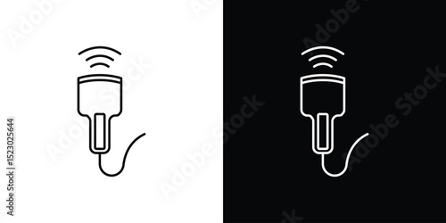Ultrasound icon Graphic vector set for ui design