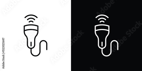 Ultrasound icon Graphic vector set for ui design