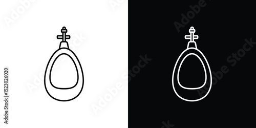 Urinal icon Graphic vector set for ui design